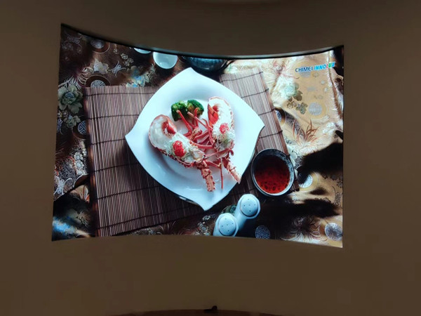 湖南室内P2.5弧形LED屏